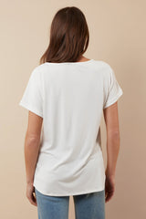 Iske T-shirt | Offwhite