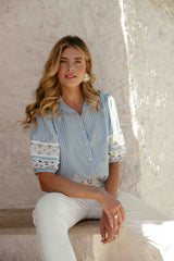Liora blouse | Light Blue