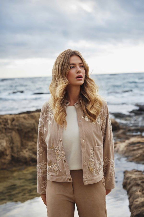 Inge jacket | Sand/Sand
