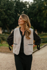 Glenn gilet | Sand/Black