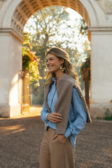 Wilda trui | Light Camel