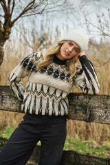 Kensel trui | Black/Sand