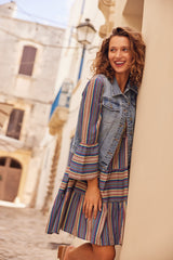 Briella gilet | Denim Mid Blue