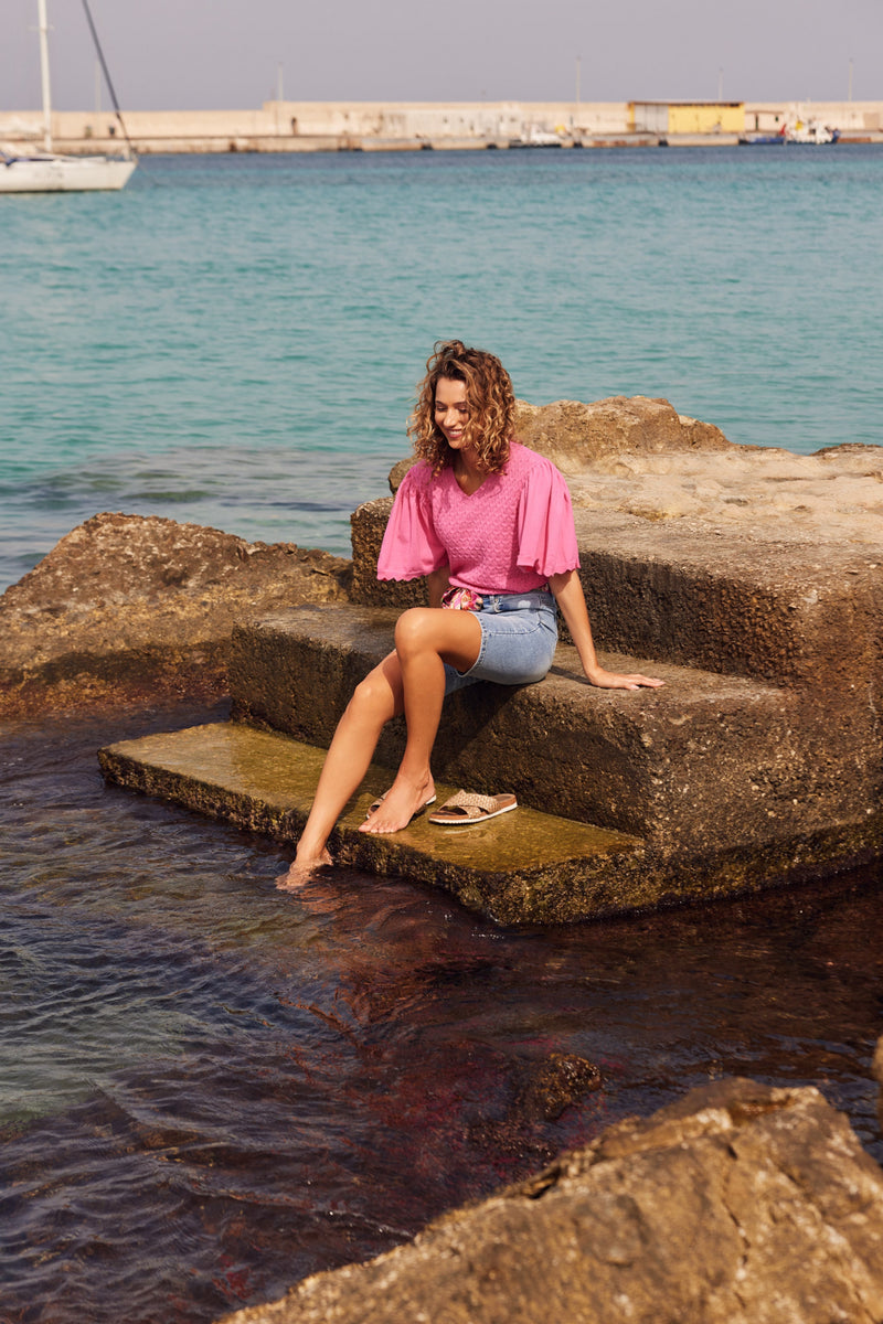 Babou short | Denim Mid Blue