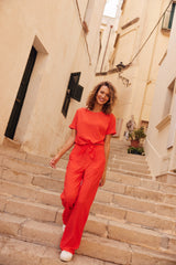 Bizou broek | Coral