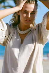 Braga top | Sand