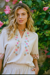 Palmeda top | Sand