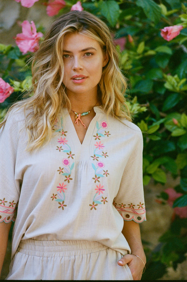 Palmeda top | Sand