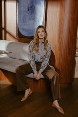 Lot blouse | Dark Chocolate/Dark Walnut