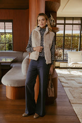 Geraldine gilet | Sand