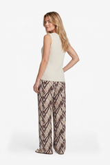Karita gebreide top | Wool White