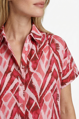 Lene blouse | Powder Pink/Sunkissed Coral